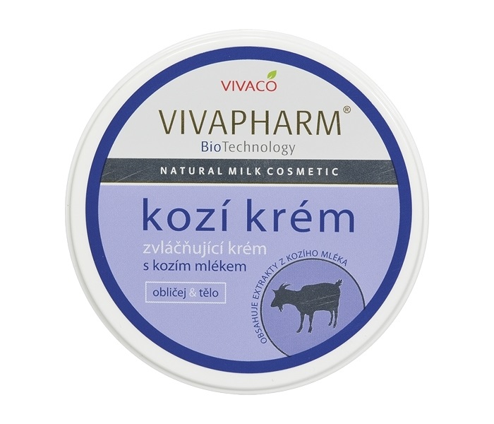 Levně VIVAPHARM Krém na obličej a tělo s kozím mlékem 250ml