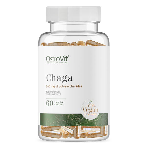 OstroVit Chaga VEGE 60 kapslí