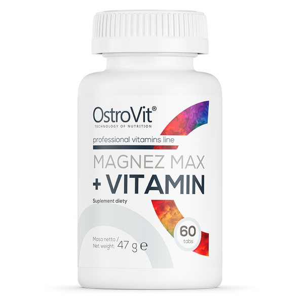 Levně OstroVit Magnesium MAX + Vitamin 60 tablet