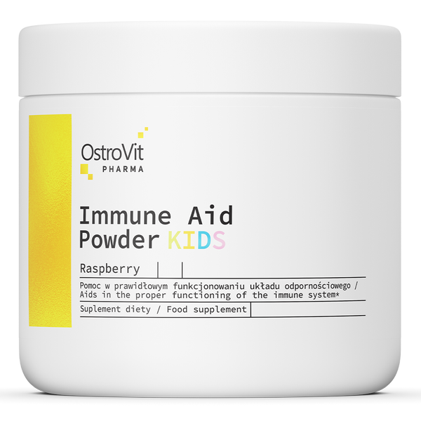 OstroVit Pharma Immune Aid KIDS prášek 100 g maliny