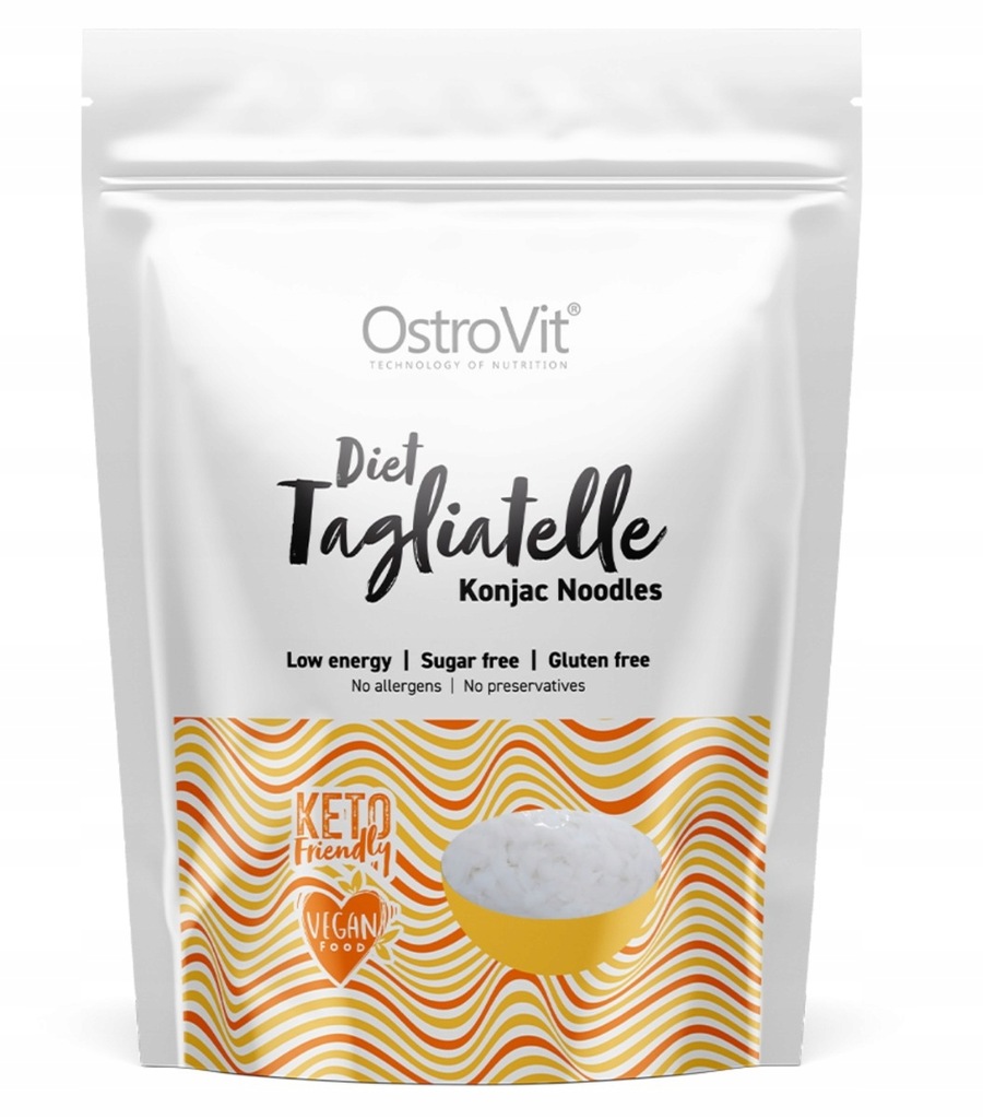 OstroVit Dietní Tagliatelle Konjac nudle 400 g