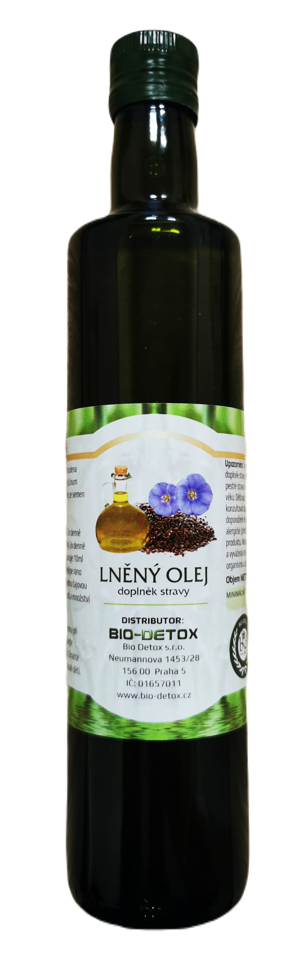 Bio-Detox Lněný Olej 500ml-VIP EXP: 30.9.2025