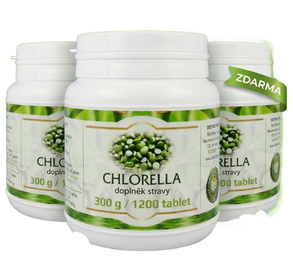 Levně Bio-Detox CHLORELLA 300g 2x + 1 ZDARMA