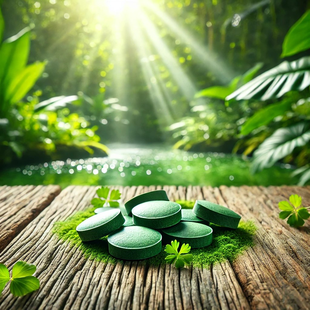 Chlorella po Vianociach