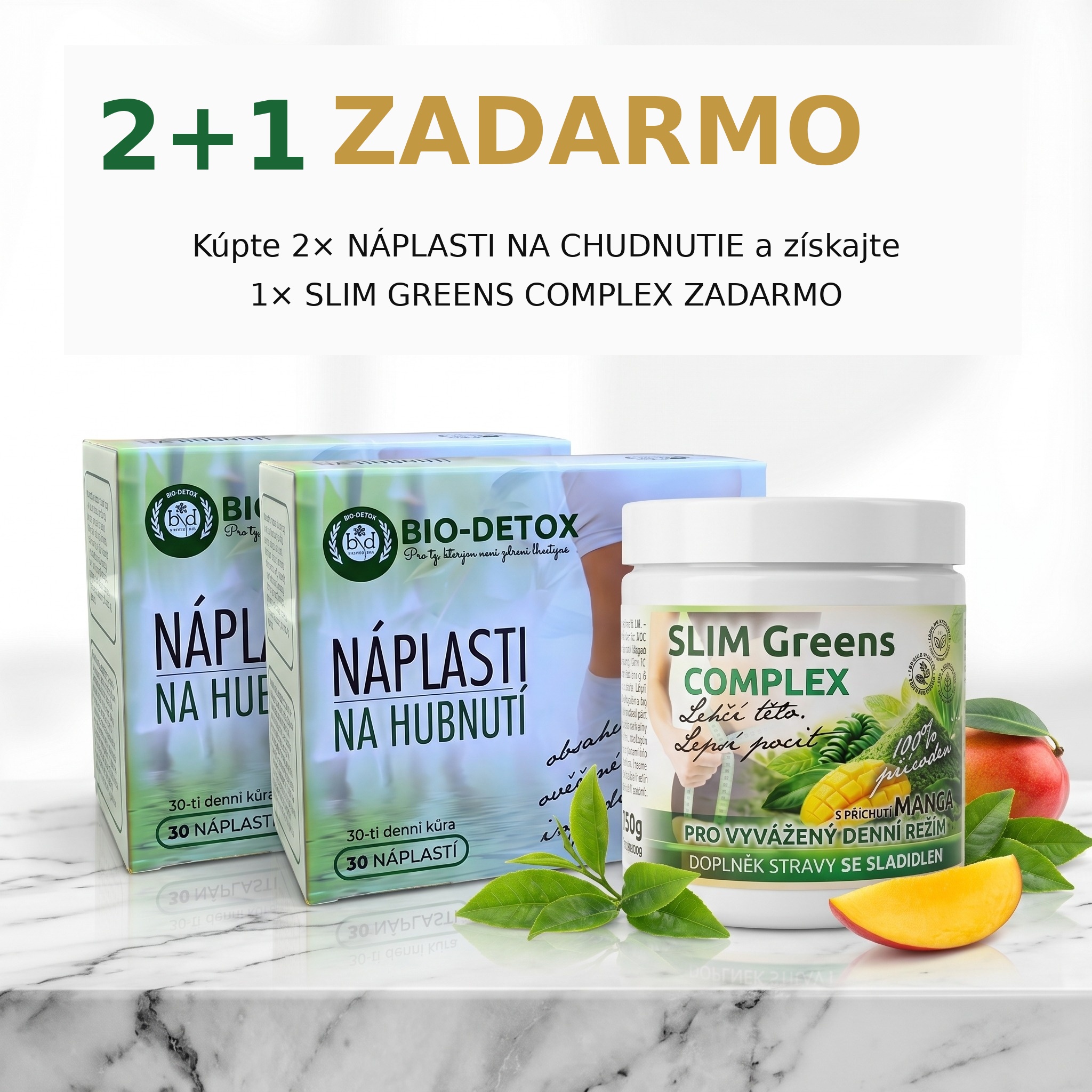 SuperGreens SLIM COMPLEX ako darček ZADARMO