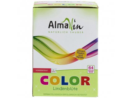 almawin color praci prasek na barevne pradlo lipovy kvet 2 kg