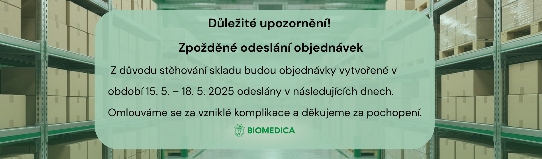 Stěhování skladu