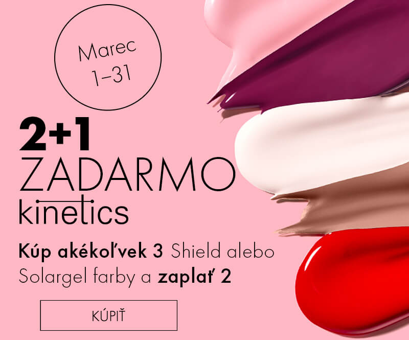 2+1 zadarmo na farby Kinetics
