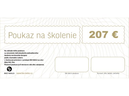 poukaz skoleni 4900 sk