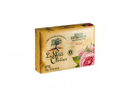 Le Petit Olivier mydlo 100 g ruža