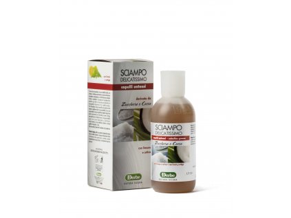 sciampo delicatissimo capelli untuosi zucchero cocco limone ortica derbe