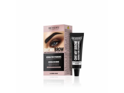 henna for eyebrows ohmy brow 10 black with argan oil and castor oil