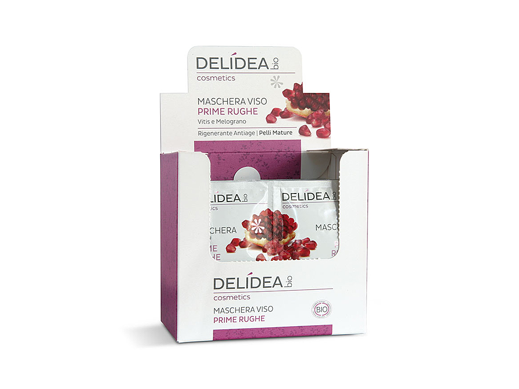 E-shop Delidea Hrozno a granátové jablko bio regeneračná maska ​​na tvár 2 x 10 ml