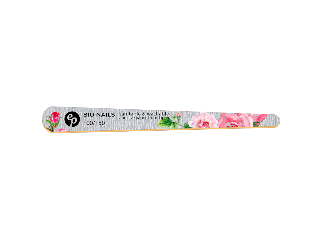 E-shop BIO NAILS Pilník profi 100/180 zebra zúžený rose Kusy: 1ks