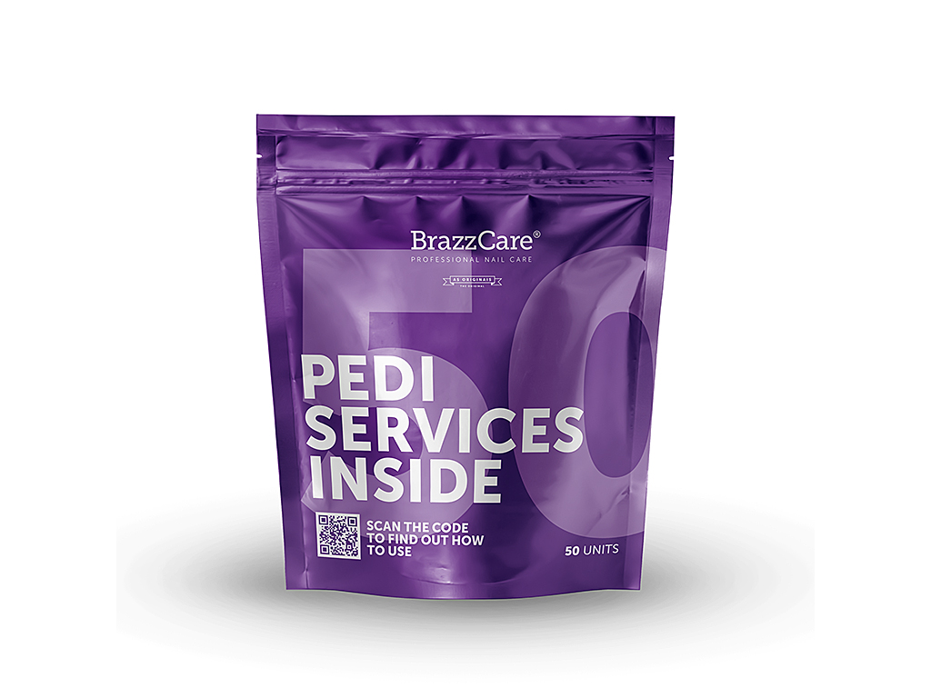 E-shop BrazzCare pedikúra bez vody 50 ks