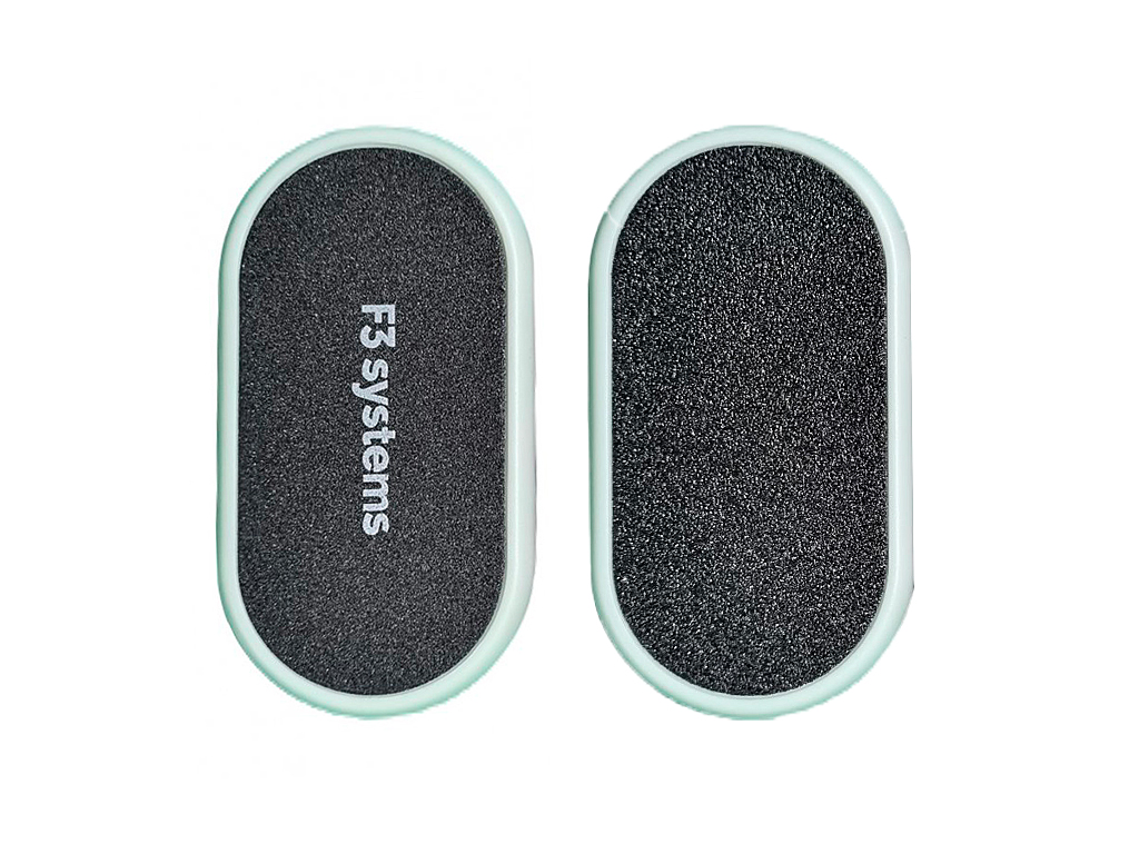 E-shop BIO NAILS Pilník na pedikúru šmirgľový oválik obojstranný F3 Barva: zelená