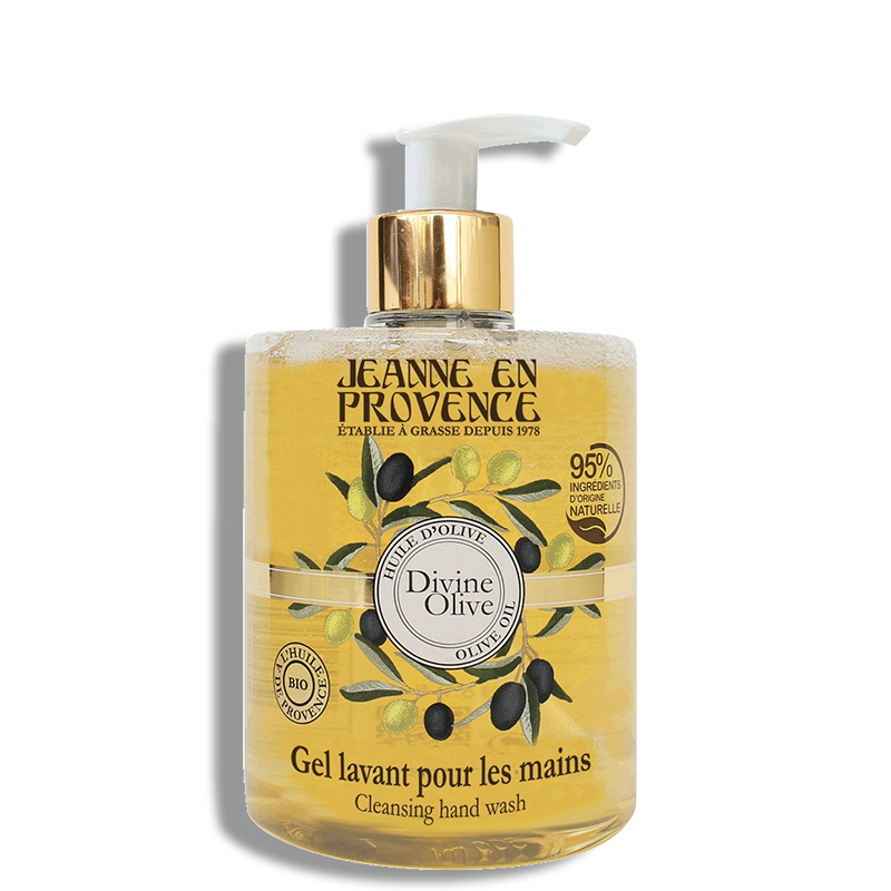E-shop Jeanne en Provence umývací gél na ruky 500 ml Oliva