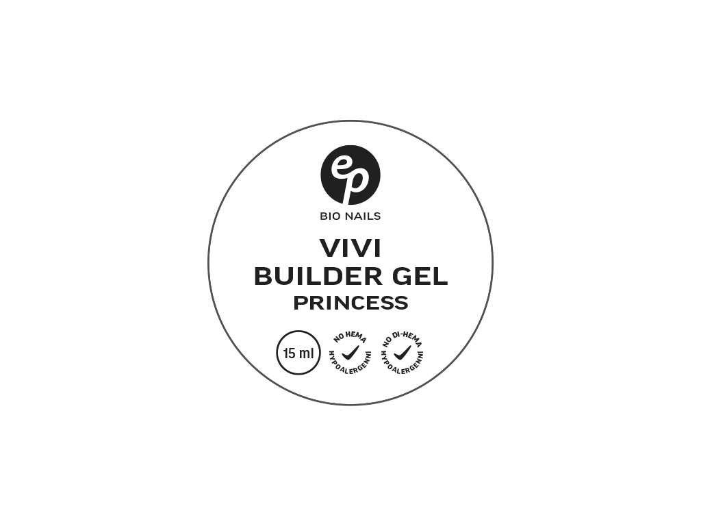 E-shop BIO NAILS VIVI PRINCESS modelovací hypoalergénny gél Objemy: 15 ml
