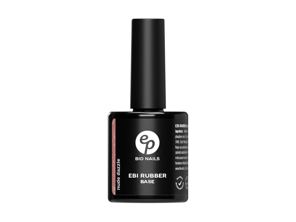 E-shop BIO NAILS EBI Rubber Base No HEMA Nude Dazzle 15 ml