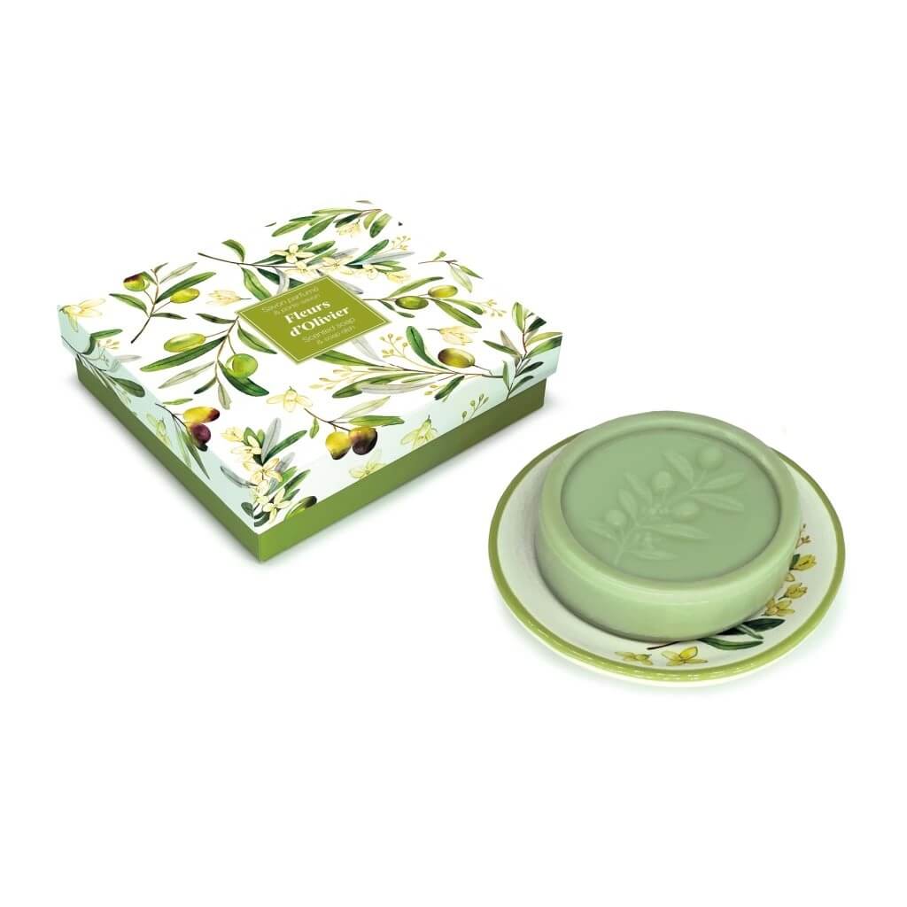 E-shop Esprit Provence Tuhé mydlo s mydlenkou - Kvet olivovníka 100g