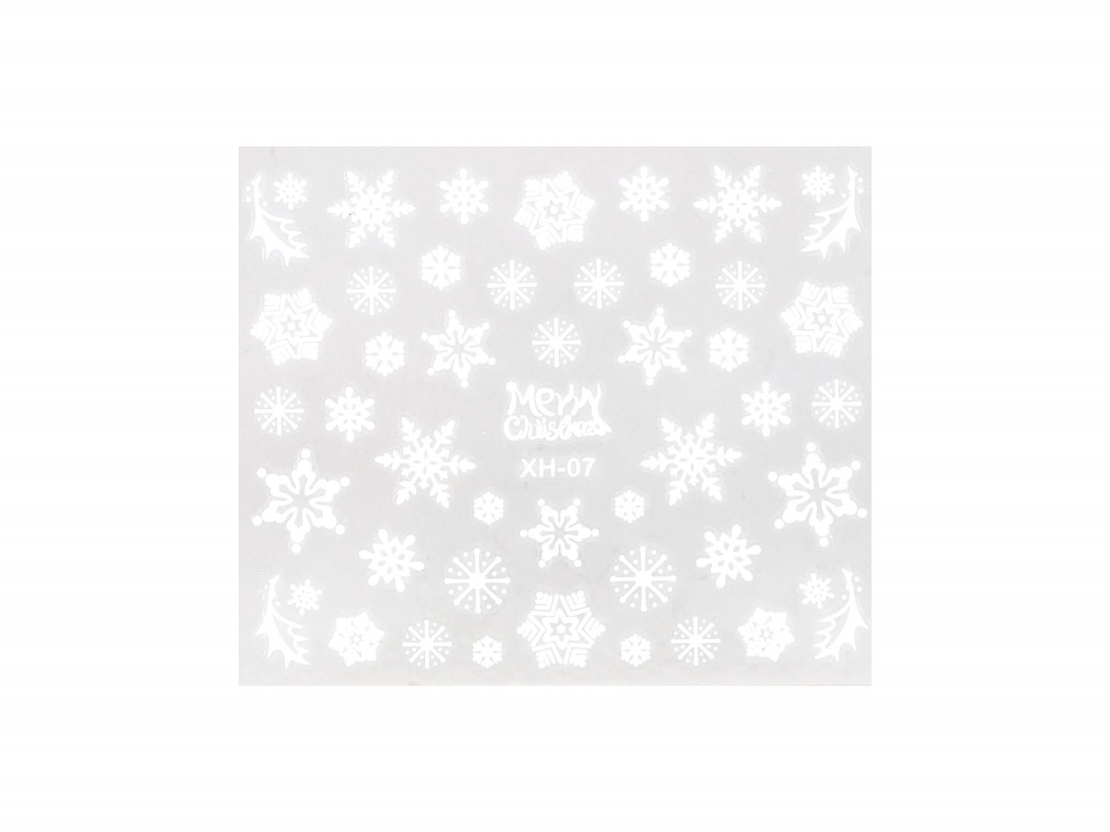 E-shop BIO NAILS Nálepka Vianoce XH-07 biela
