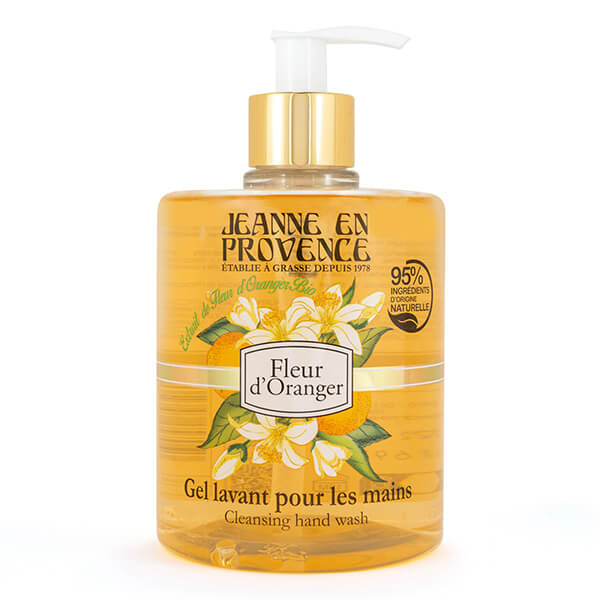 E-shop Jeanne en Provence umývací gél na ruky Pomarančový kvet 500 ml