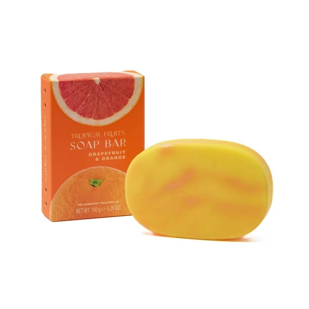E-shop Somerset Toiletry Tuhé mydlo Tropické ovocie - Grapefruit & Pomaranč 150 g