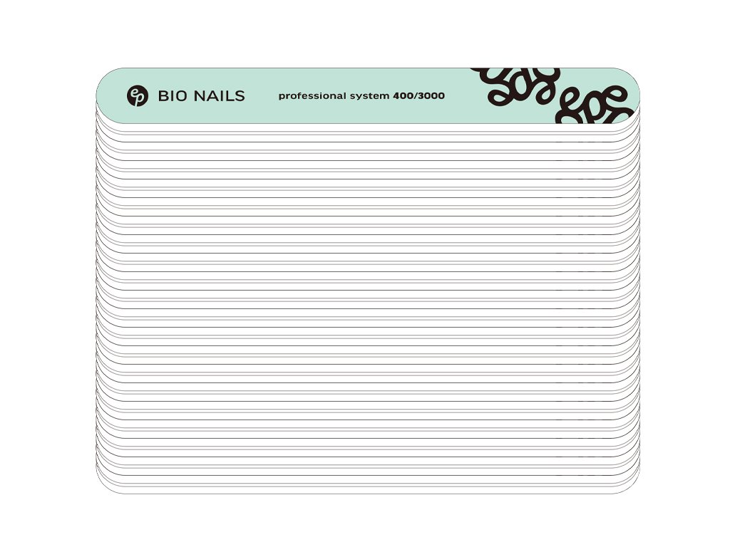 E-shop BIO NAILS leštička profi 400/3000 rovná Kusy: 20ks