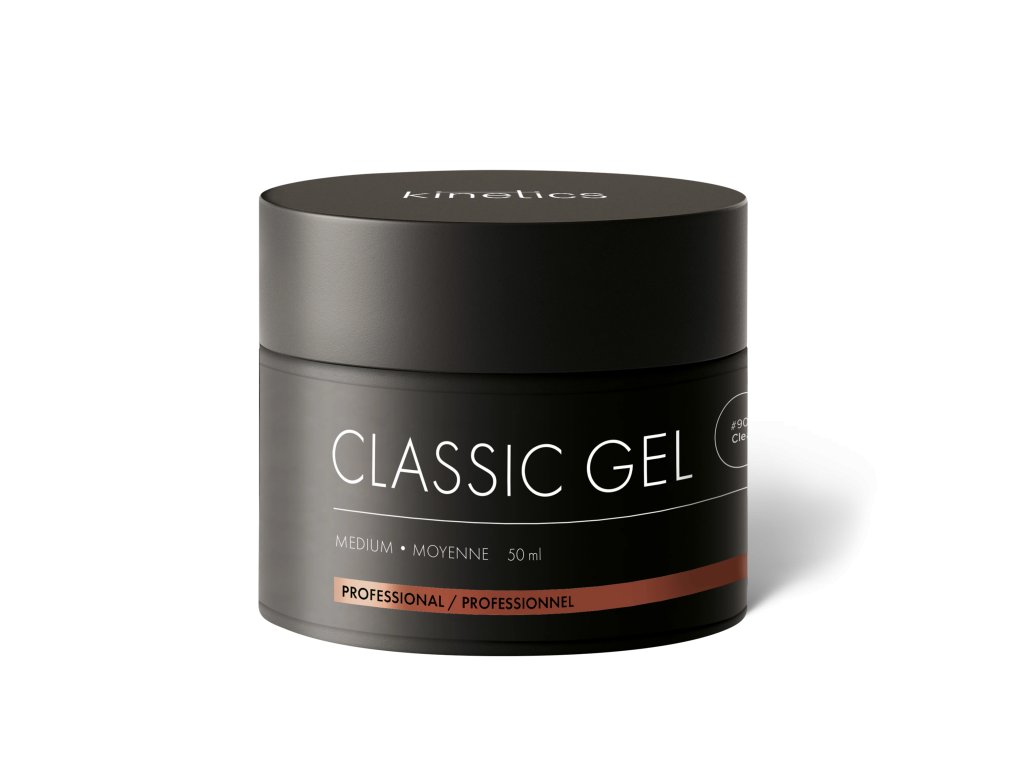 E-shop Kinetics CLASSIC Gél Medium #900 Clear 15 ml Objemy: 50 ml