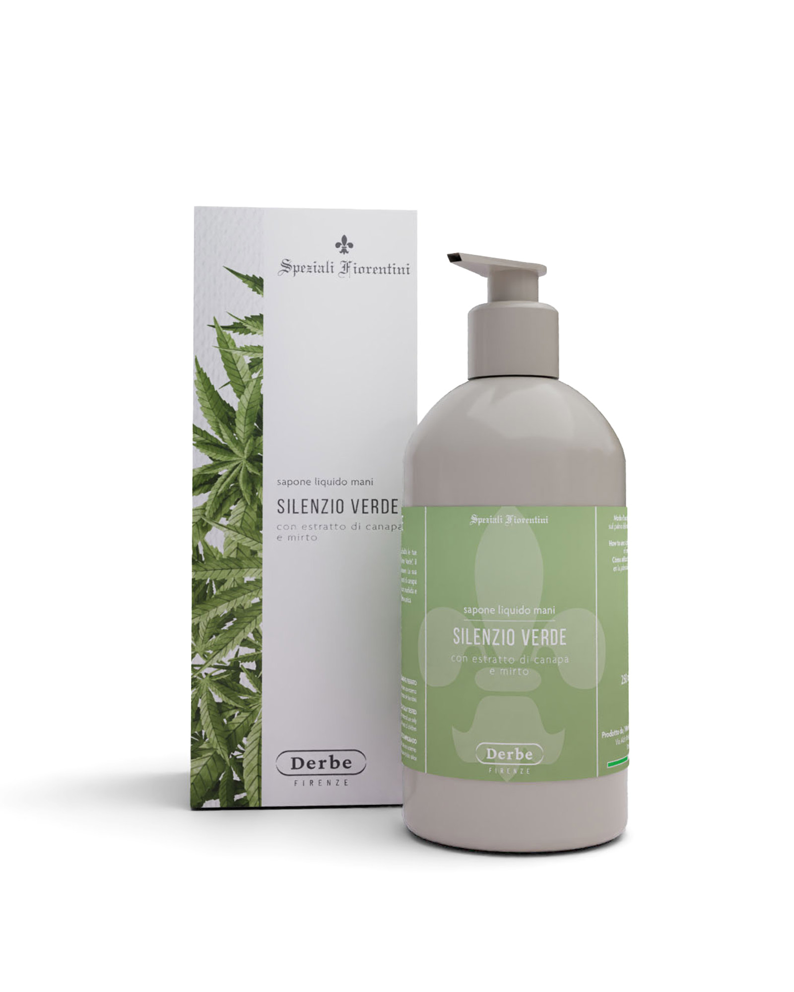 E-shop Derbe Silenzio Verde - Tekuté mdlo na ruky 250 ml