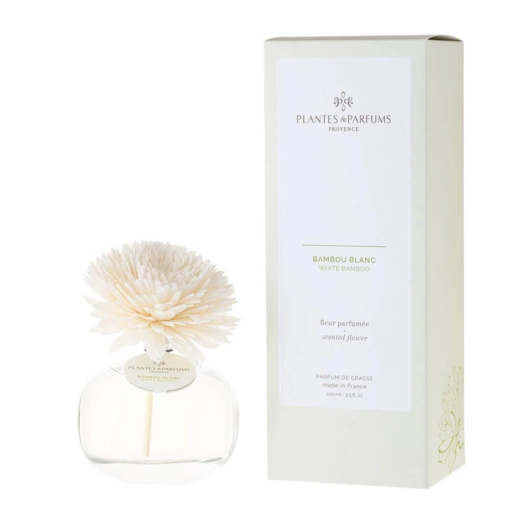E-shop Vonný difuzér s kvetinou, White Bamboo 100 ml