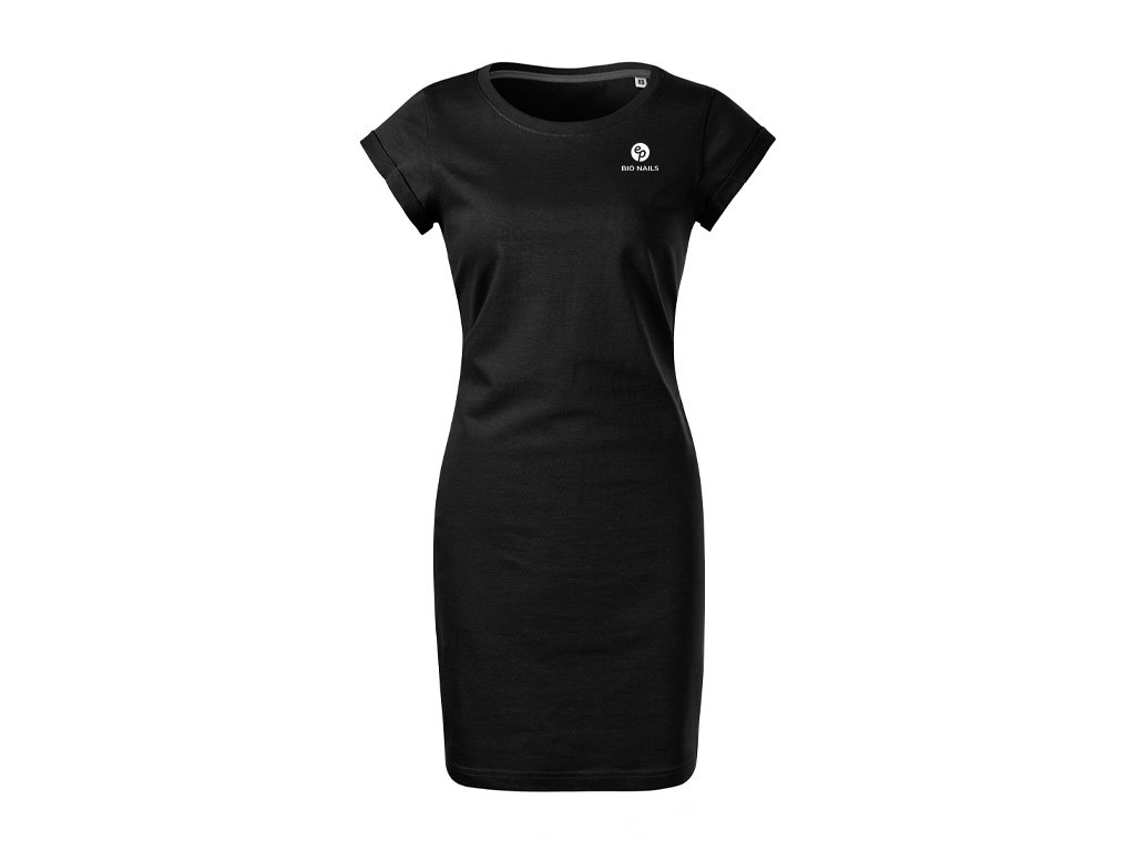 E-shop Šaty BIO NAILS čierne Veľkosť: L