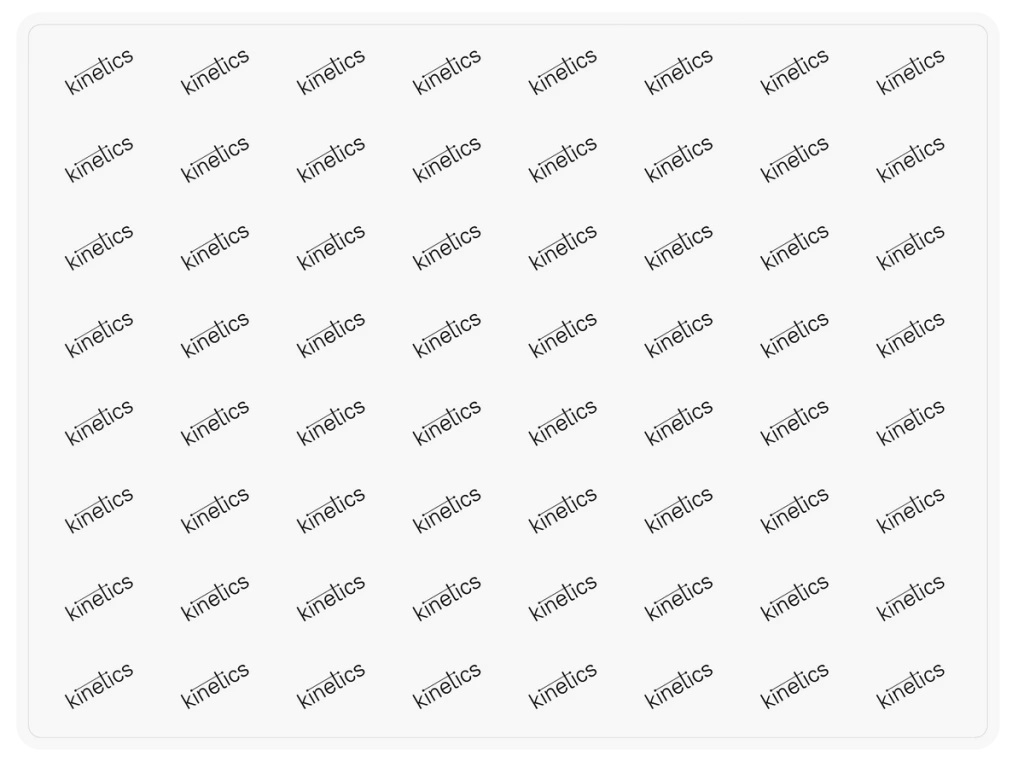 E-shop Kinetics Podložka na stôl Farba: biela