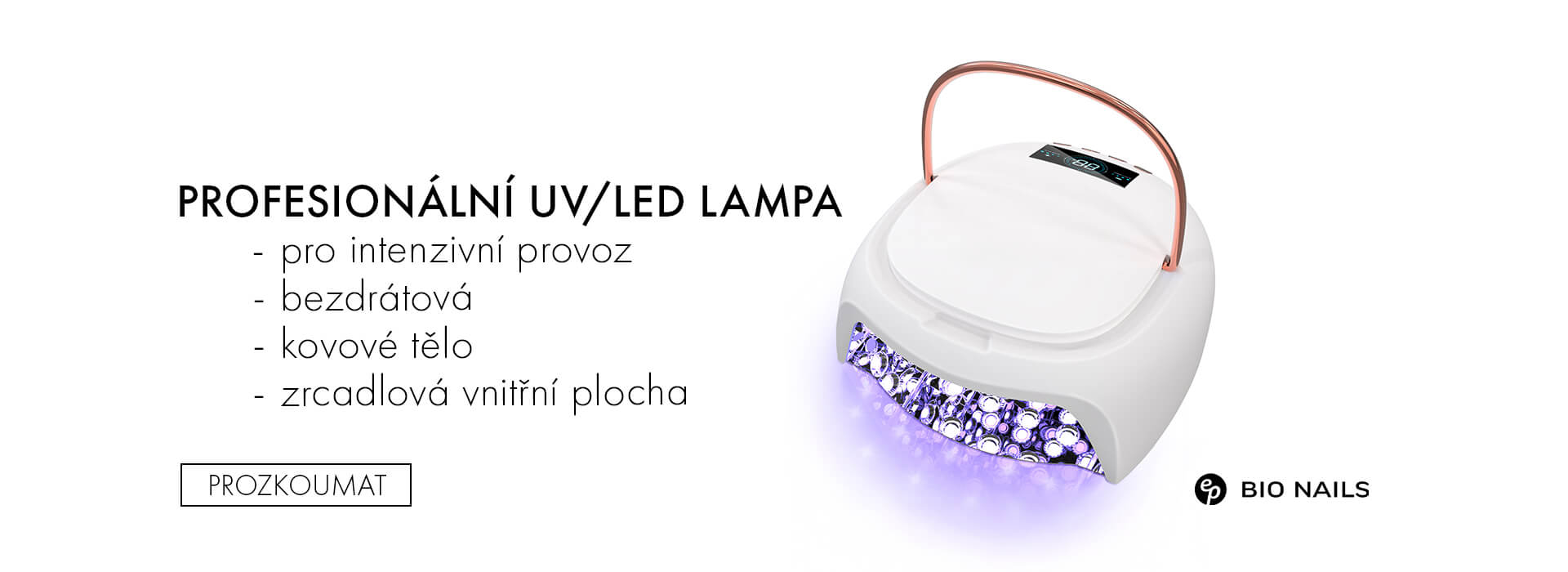 Profesionální bezdrátová UV/LED lampa