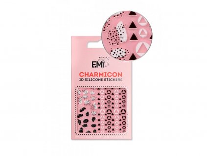 5696 charmicon 3d silicone stickers 120 geometric patterns