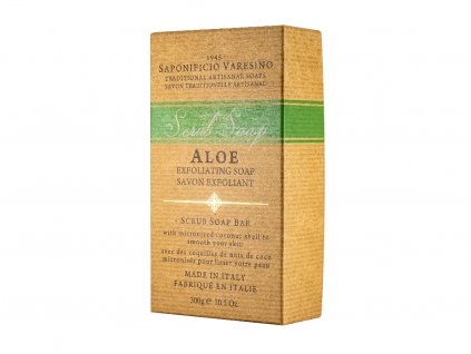 aloe exfoliant soap 300