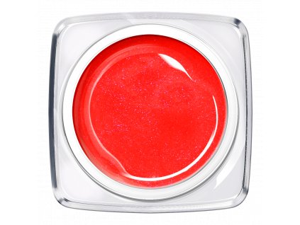 CHARM gel barevný #304 GLITTER ORANGE RED