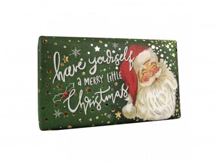 72342 english soap company vanocni tuhe mydlo santa klaus pomeranc skorice 190g