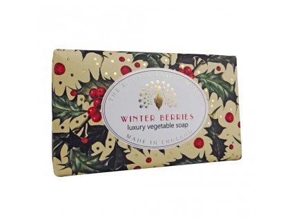 72357 2 english soap company vanocni tuhe mydlo zimni ovoce 190g