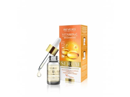 brightening serum for daily care of face neck and cleavage vitamin c