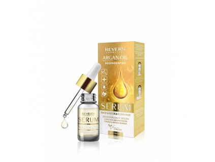 regenerating serum for daily care of face neck and cleavage argan oils