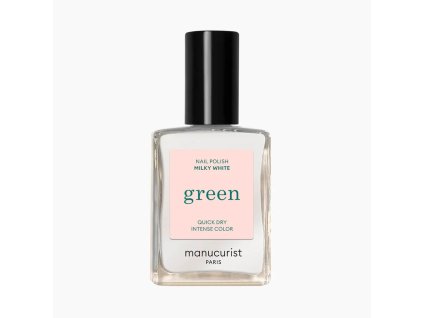 Lak na nehty Green Manucurist Milky White 15 ml