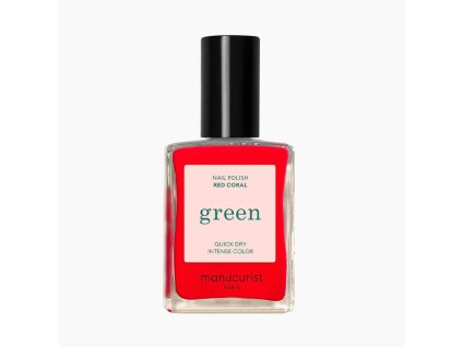 Lak na nehty Green Manucurist Red Coral 15 ml