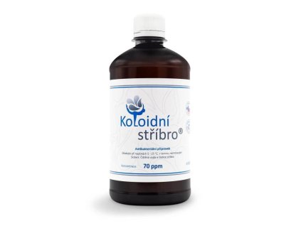 Koloidní stříbro 500 ml - 70ppm
