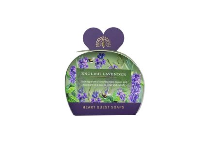 English Soap Sada tuhých mýdel Anglická levandule, 3 x 20 g