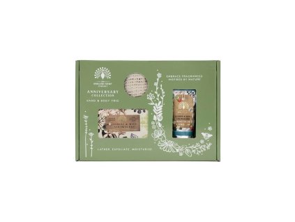 English Soap Company - Sada péče o tělo a ruce Jasmín & Lesní jahody, 3 ks