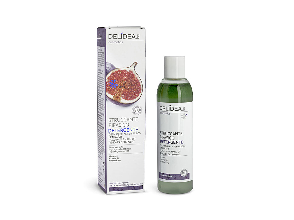 Levně DELIDEA Fík a angrešt bio dvoufázová odličovací voda 200 ml