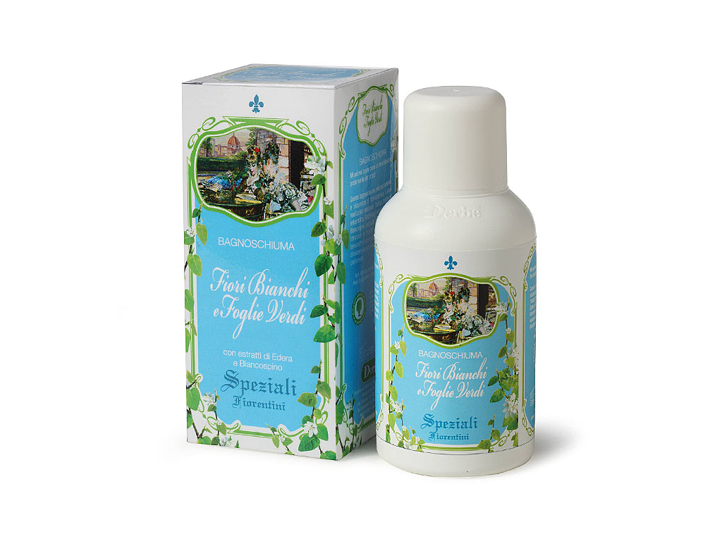 Levně Derbe Bílé květy zelené lístky - sprchový gel 250 ml