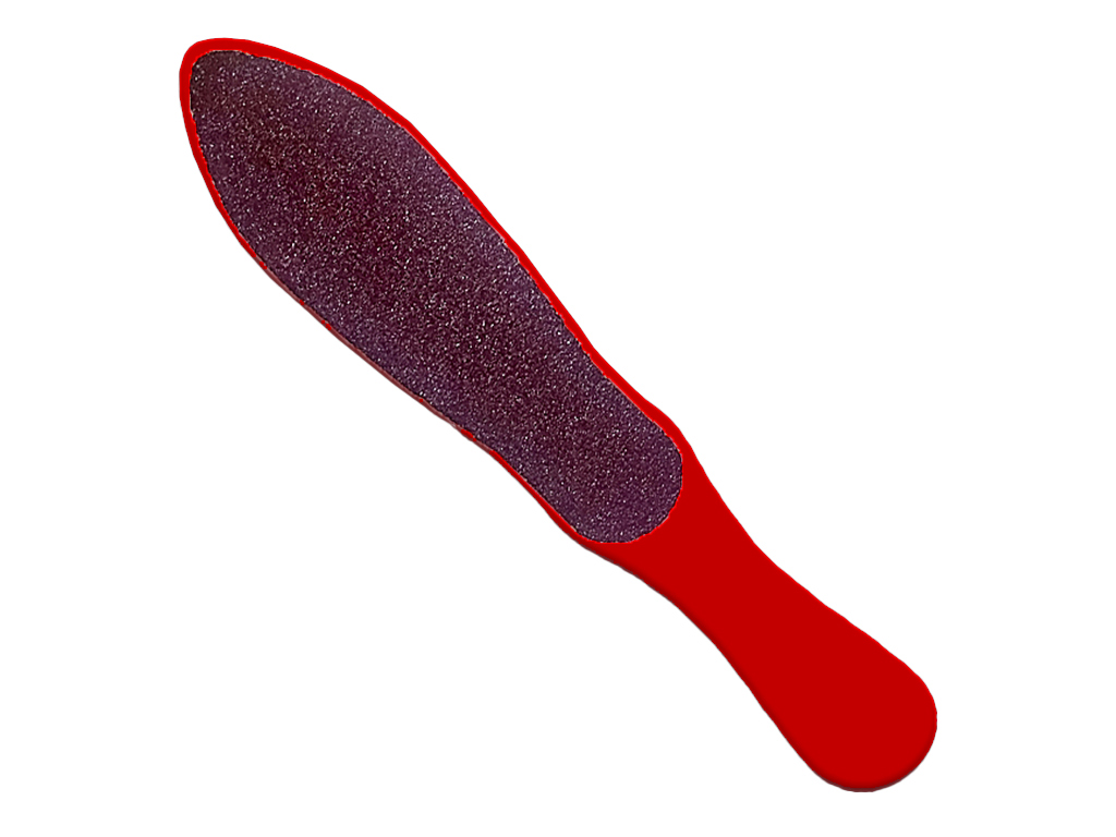 Levně BIO NAILS Pilník profi pedikérský Barva: červená