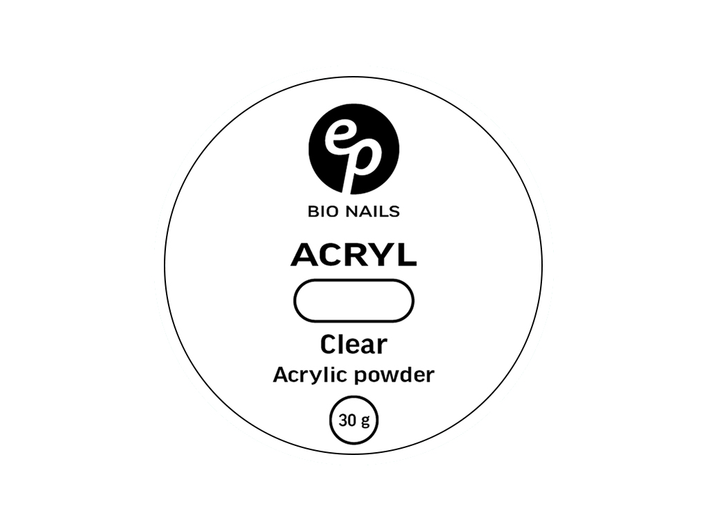 Levně BIO NAILS Akryl CLEAR Objemy: 30 g